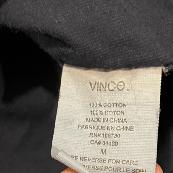 Vince Mens Black Corduroy Button-Up Shirt M - Picture 4 of 6